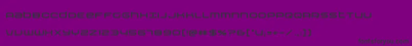 Nextwave Font – Black Fonts on Purple Background