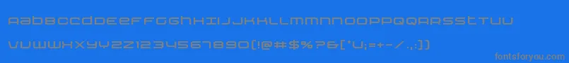 Шрифт Nextwave – серые шрифты на синем фоне
