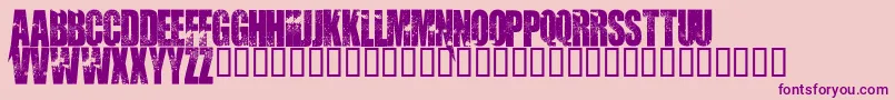 More about Abandon Font Abandon Font – Purple Fonts on Pink Background