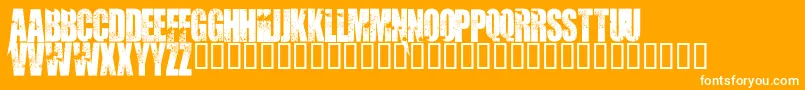 Подробнее о шрифте Abandon Шрифт Abandon – белые шрифты на оранжевом фоне
