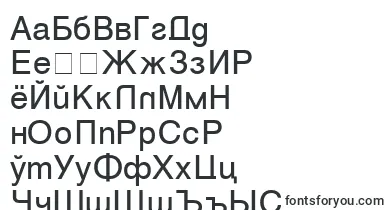 VantaMedium font – russian Fonts