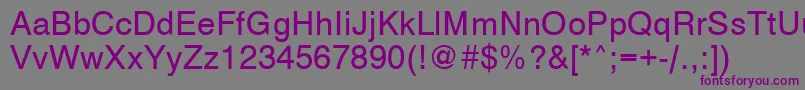 VantaMedium Font – Purple Fonts on Gray Background