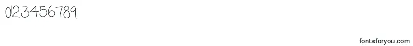 LunasHandwritingV1.1 Font – Fonts for Numbers and Digits