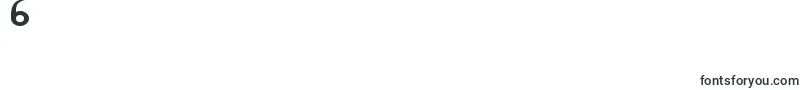 StarDown Font – Fonts for Digit 6