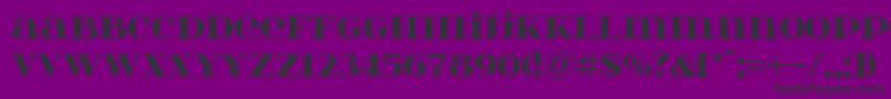 Itsadzoke Font – Black Fonts on Purple Background