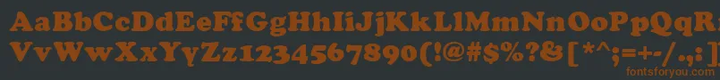 Asylbekm21cooper.Kz Font – Brown Fonts on Black Background
