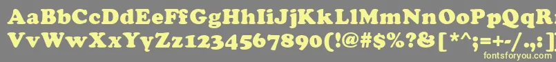 Asylbekm21cooper.Kz Font – Yellow Fonts on Gray Background