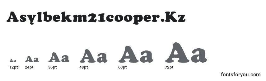 Asylbekm21cooper.Kz-fontin koot