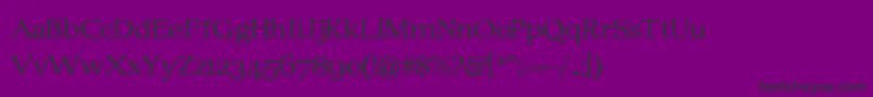 EdmundsburySerif Font – Black Fonts on Purple Background