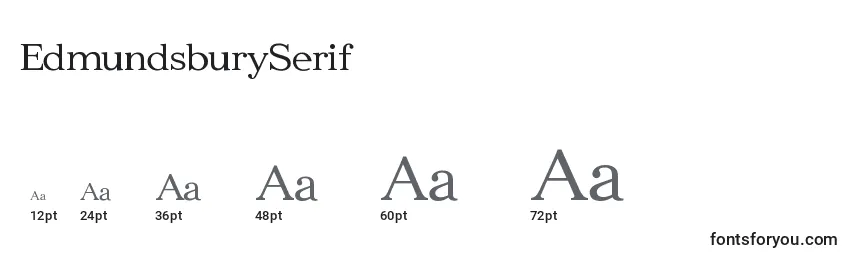 EdmundsburySerif Font Sizes