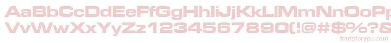 Microgrammadeebolext Font – Pink Fonts on White Background
