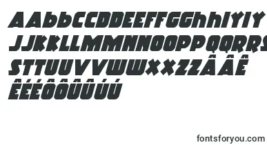 Racketsquadital font – frisian Fonts