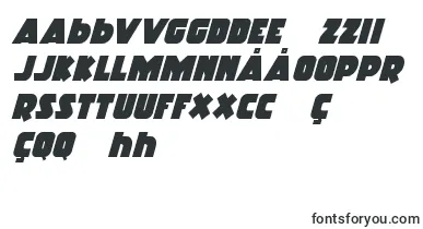 Racketsquadital font – uzbek Fonts