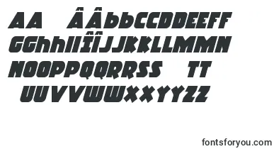 Racketsquadital font – romanian Fonts