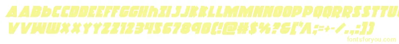 Racketsquadital Font – Yellow Fonts