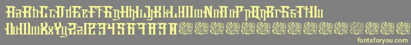 More about FuckingHostile Font FuckingHostile Font – Yellow Fonts on Gray Background