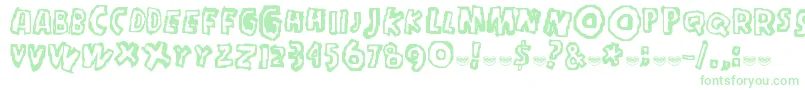 InMyHead Font – Green Fonts on White Background