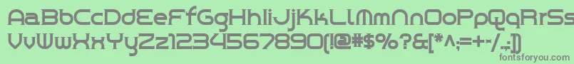 フォントChromeyellow – 緑の背景に灰色の文字