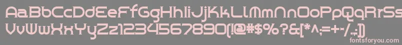 Chromeyellow Font – Pink Fonts on Gray Background