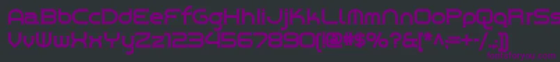 Chromeyellow Font – Purple Fonts on Black Background