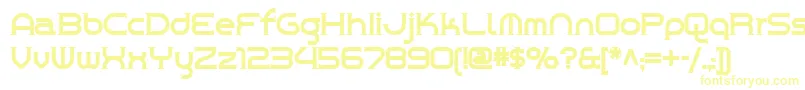 Chromeyellow Font – Yellow Fonts