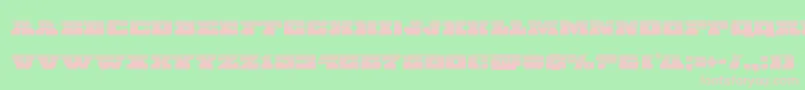 Chicagoexpresshalf Font – Pink Fonts on Green Background