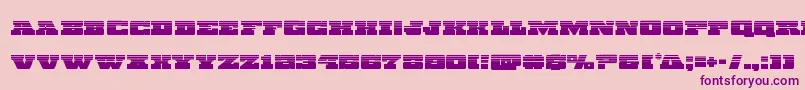 Chicagoexpresshalf Font – Purple Fonts on Pink Background