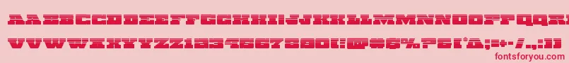 Chicagoexpresshalf Font – Red Fonts on Pink Background