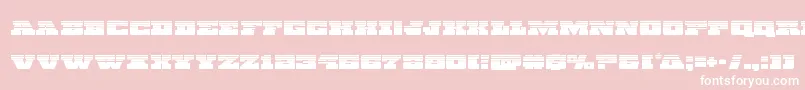 Chicagoexpresshalf Font – White Fonts on Pink Background