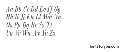 Обзор шрифта ModernbodonicondRegularitalic
