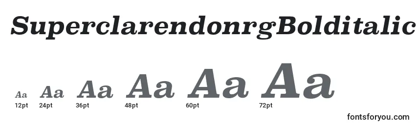 SuperclarendonrgBolditalic Font Sizes