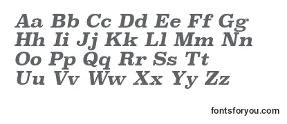 Review of the SuperclarendonrgBolditalic Font