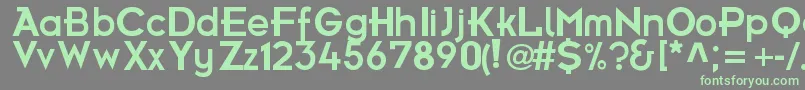 More about FuturamaBoldFont Font FuturamaBoldFont Font – Green Fonts on Gray Background