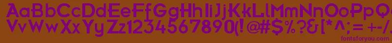 En savoir plus sur la police FuturamaBoldFont Police FuturamaBoldFont – polices violettes sur fond brun