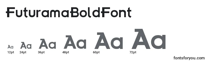 Размеры шрифта FuturamaBoldFont