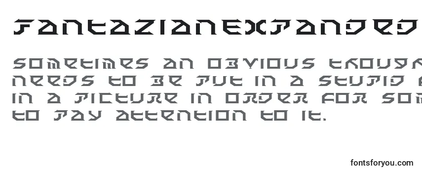 Шрифт FantazianExpanded