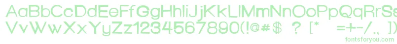 HelloSeattle Font – Green Fonts on White Background