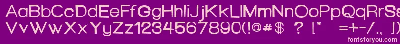 HelloSeattle Font – Pink Fonts on Purple Background