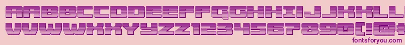 Cruiserfortresschrome Font – Purple Fonts on Pink Background
