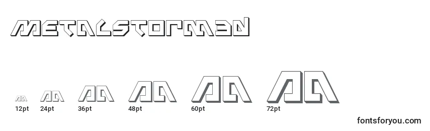 Metalstorm3D Font Sizes