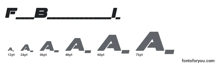 Größen der Schriftart FenixBlacklettercapsIt