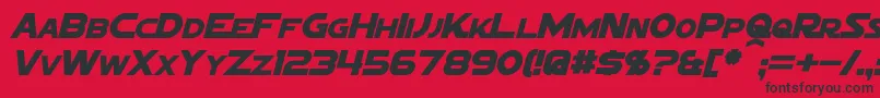 More about SigmaFiveMarqueeItalic Font SigmaFiveMarqueeItalic Font – Black Fonts on Red Background