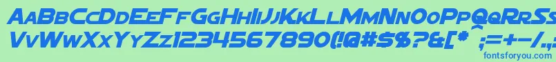 Подробнее о шрифте SigmaFiveMarqueeItalic Шрифт SigmaFiveMarqueeItalic – синие шрифты на зелёном фоне