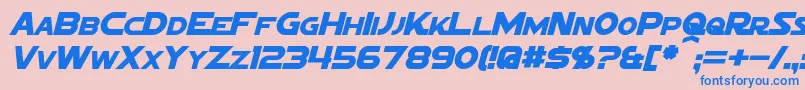 More about SigmaFiveMarqueeItalic Font SigmaFiveMarqueeItalic Font – Blue Fonts on Pink Background