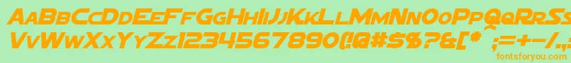 En savoir plus sur la police SigmaFiveMarqueeItalic Police SigmaFiveMarqueeItalic – polices orange sur fond vert