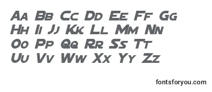 SigmaFiveMarqueeItalic Font