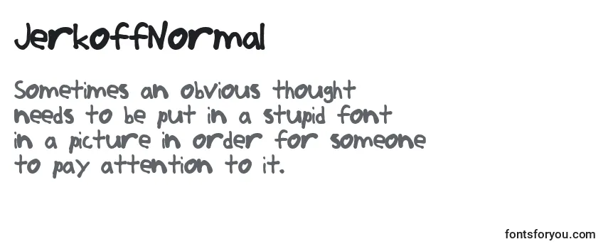 JerkoffNormal Font