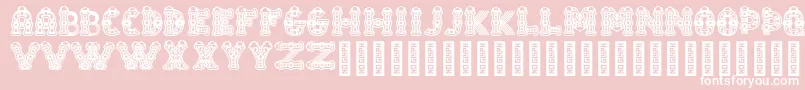 TlalocRegular Font – White Fonts on Pink Background