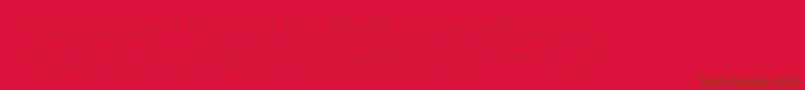 fuente PrintDashed – Fuentes Marrones Sobre Fondo Rojo
