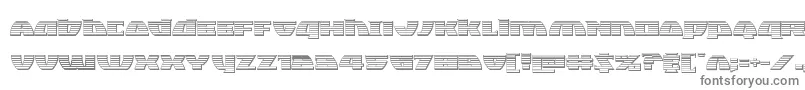 フォントBlackbishopplat – 白い背景に灰色の文字